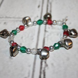 Beautiful Christmas bracelet with Jingle bells 6"